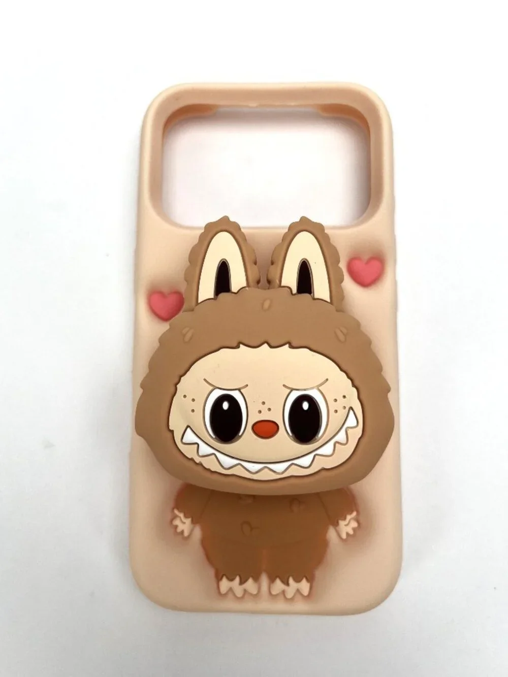 Phone Case - iPhone 17 Pro -Telescopic Stand - 3D Silicone Cover